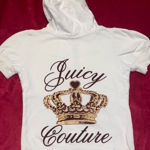 Juicy Couture short sleeve hoodie
